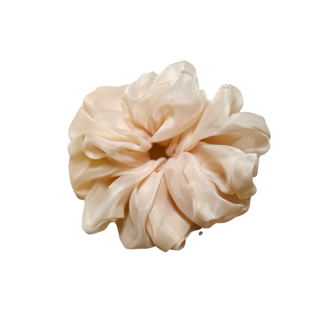 Jumbo Tulle Scrunchy in Jasmine
