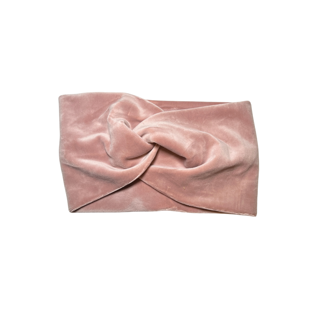 Twisted Velvet Headband in Everlasting Daisy