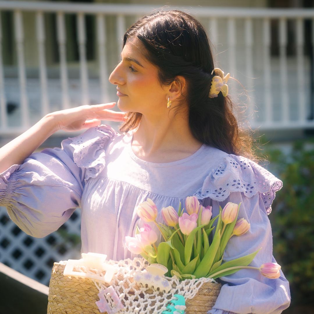 Sweet Spot Claw Clip in Elderberry