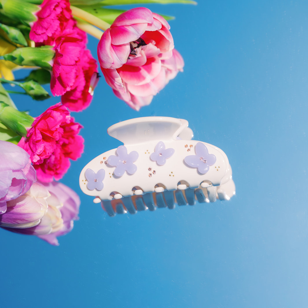 Sweet Spot Claw Clip in Elderberry