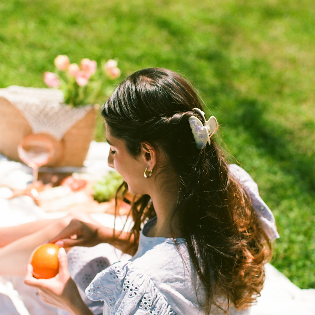 Sweet Spot Claw Clip in Elderberry