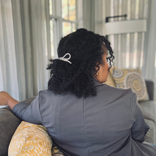 Hair Bow Clip in Blossom