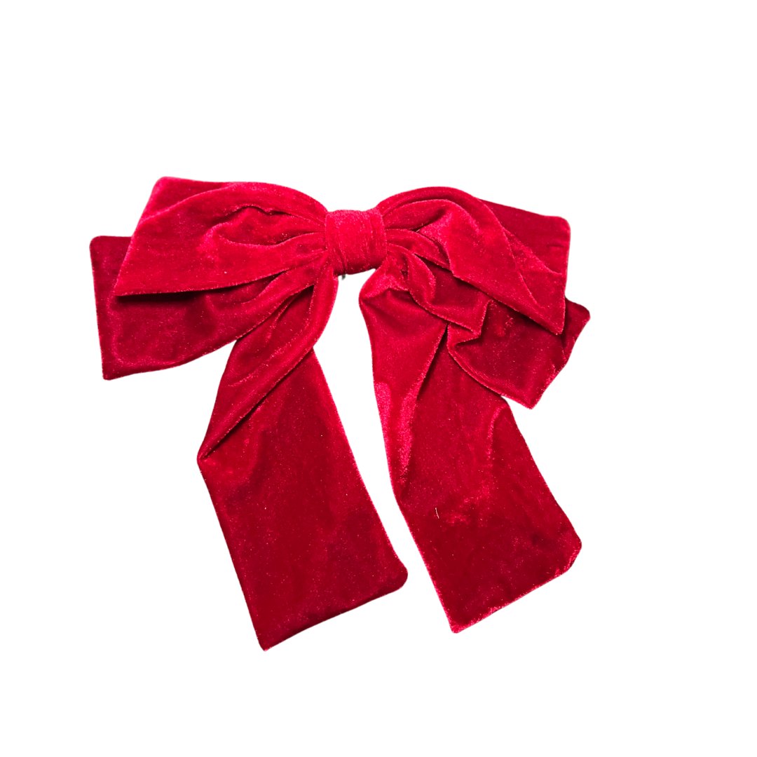 Jumbo Hair Bow in Velvet