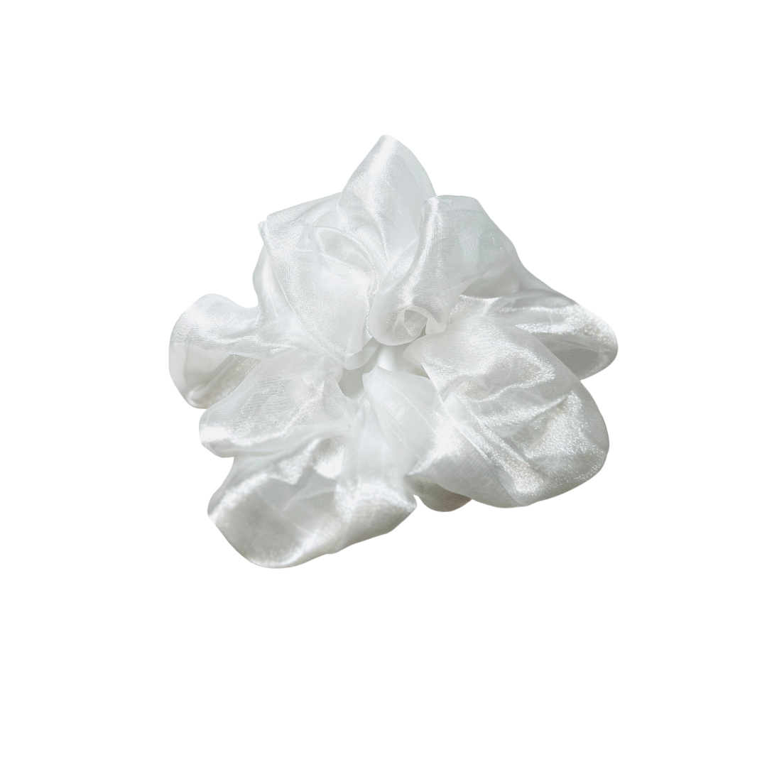 Jumbo Tulle Scrunchy in Jasmine