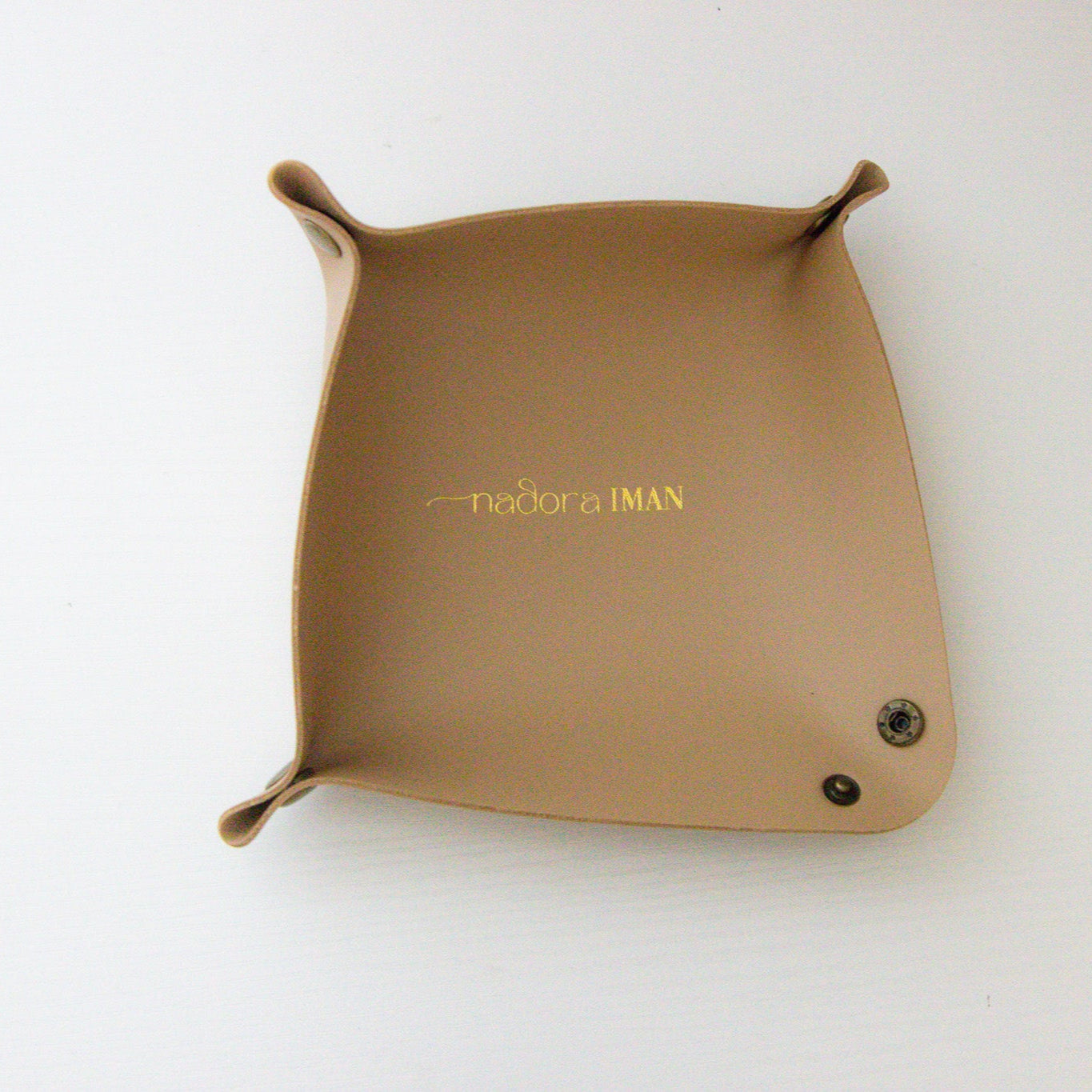 Elegant Leather Travel and Display Organizer Tray