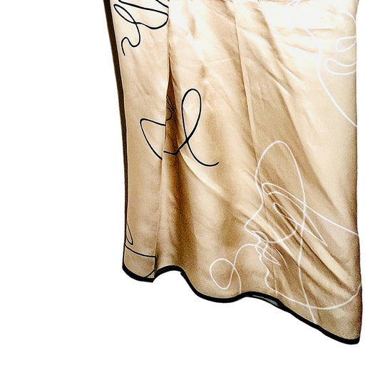 Silk Scarf in Golden Bell