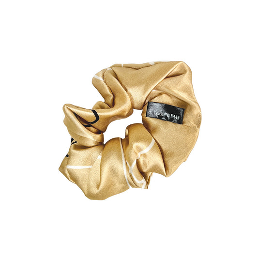 Silk Scrunchy in Honey Cup