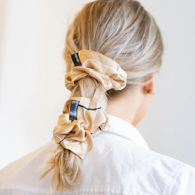 Silk Scrunchy in Honey Cup