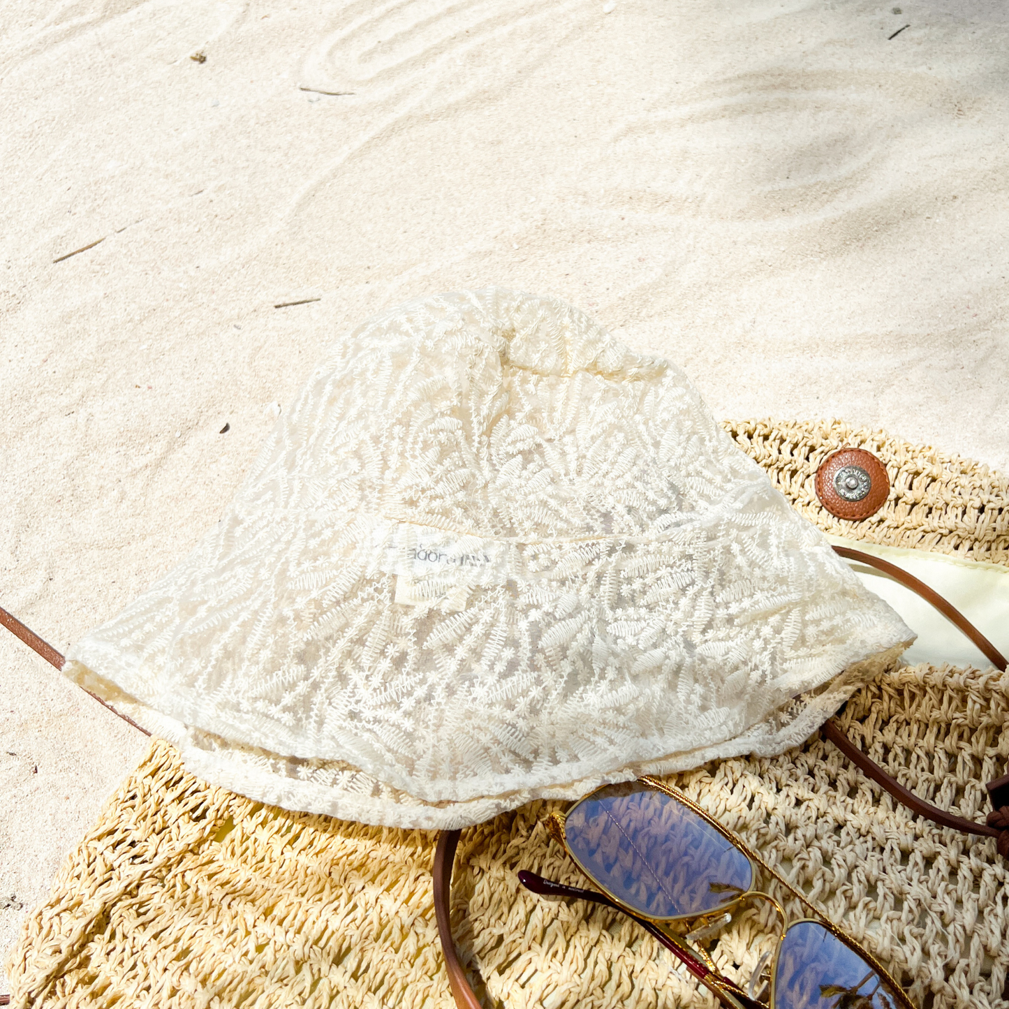 Embroidered Bucket Hat in Cosmo