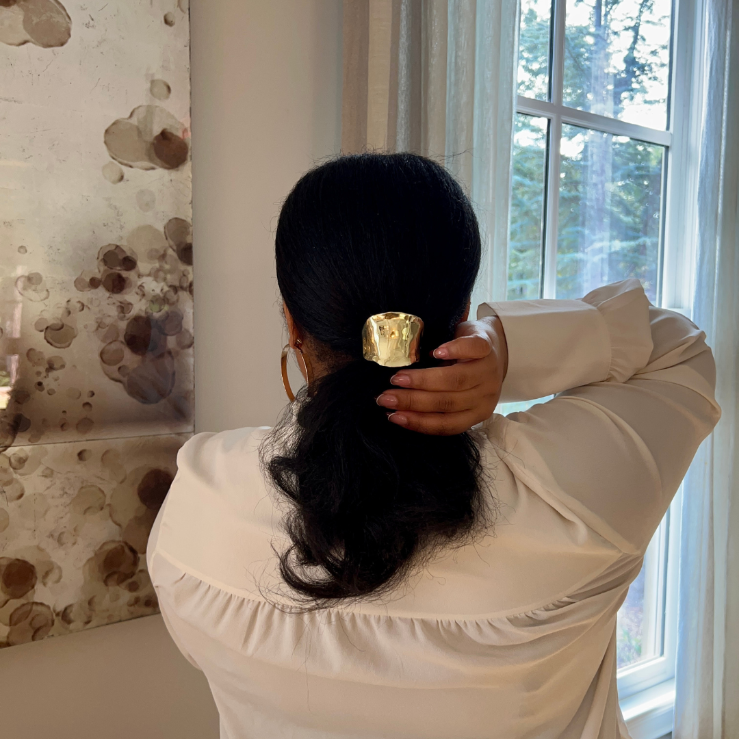 Ponytail Cuff in Kalmia