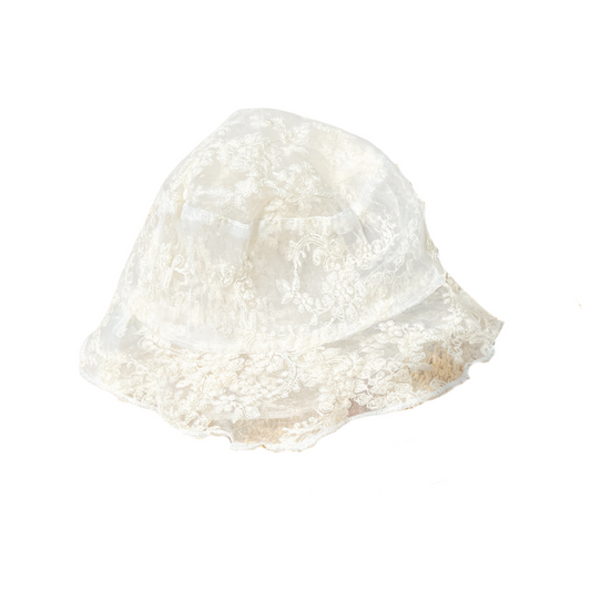 Tulip Lace Embroidered Bucket Hat