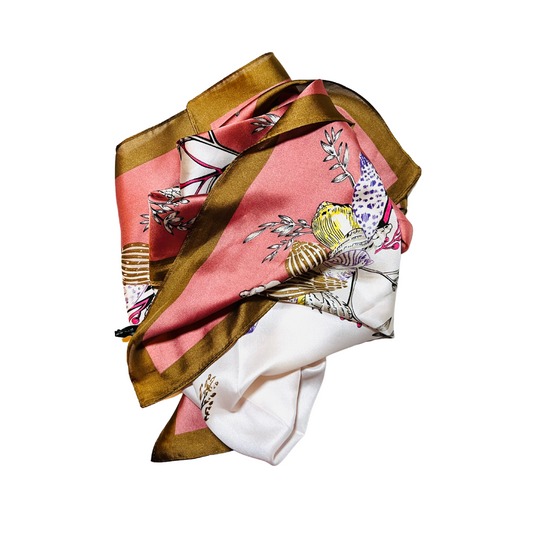 Lilac Silk Headscarf