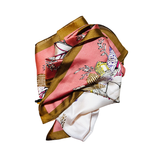 Silk Headscarf Lilac