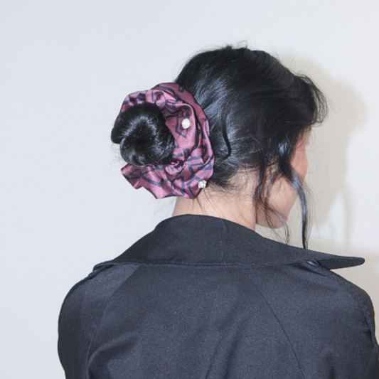 Customized Jumbo Silk Scrunchy