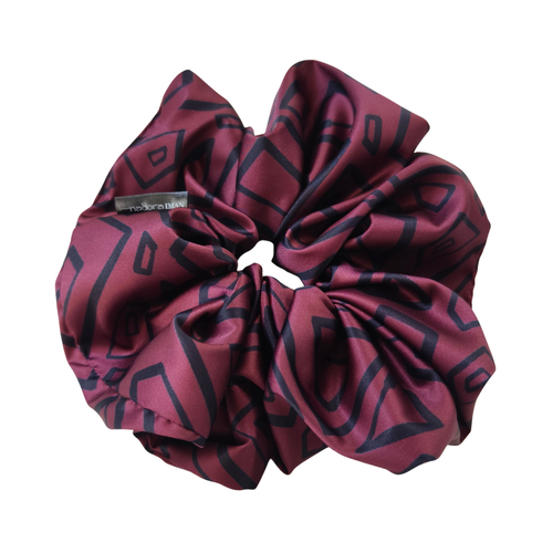 Jumbo Silk Scrunchy in Petunias – Nadora Iman