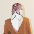 Silk Scarf in Pansy
