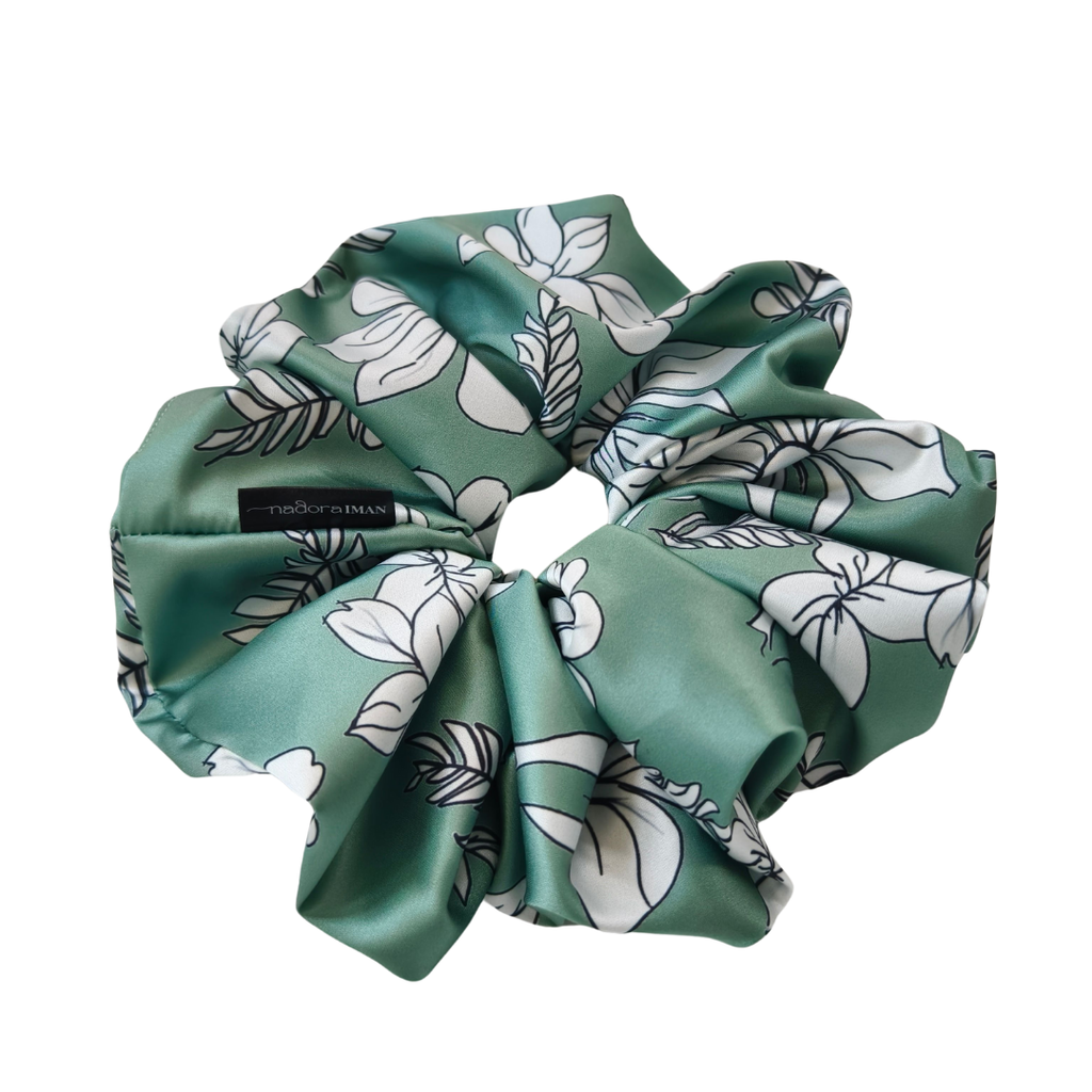 Jumbo Silk Scrunchy in Stone Crop
