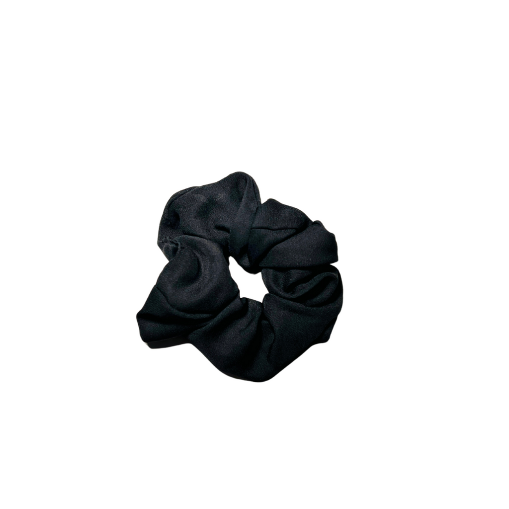 Satin Scrunchy in Black