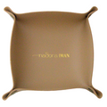 Elegant Leather Travel and Display Organizer Tray